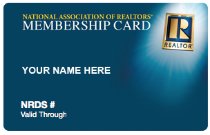 Sample REALTOR® Member Card